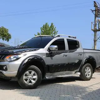 Расширители колесных арок V2 (2015-2019, EuroCap) Mitsubishi L200 2015-2024 гг. фото 1