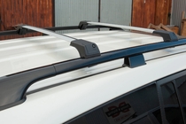 BMW X3 E83 2003-2010 гг. Поперечины на рейлинги без замка Flybar V1 (2 шт) фото 2