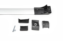 BMW X3 E83 2003-2010 гг. Поперечины на рейлинги без замка Flybar V1 (2 шт) фото 6