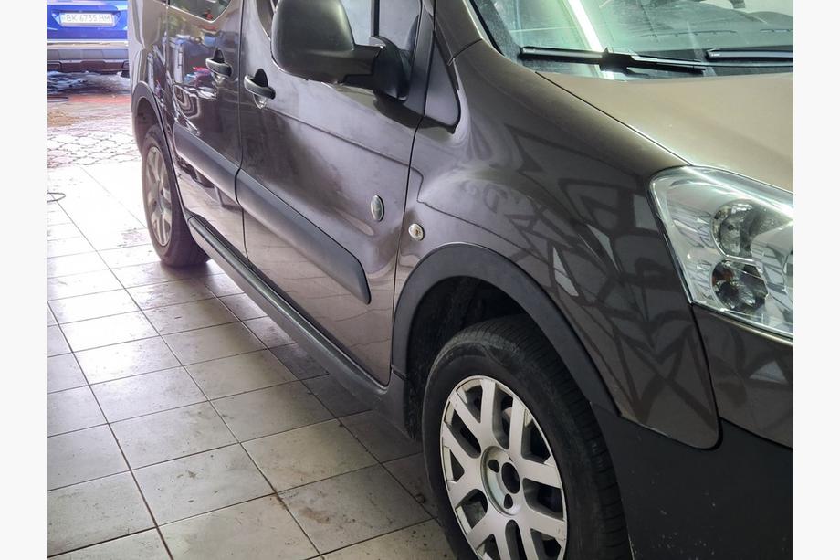 Citroen Berlingo 2008-2018 гг. Расширители арок (4 шт, черные) 1 Боковая дверь, Металл Фото 9