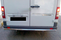 Mercedes Sprinter W901/902/903/904/905 1995–2006 гг. Задняя дуга AK002 (нерж. сталь) фото 1