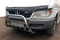 Mercedes Sprinter W901/902/903/904/905 1995–2006 гг. Кенгурятник WT004 (нержавейка) фото 5