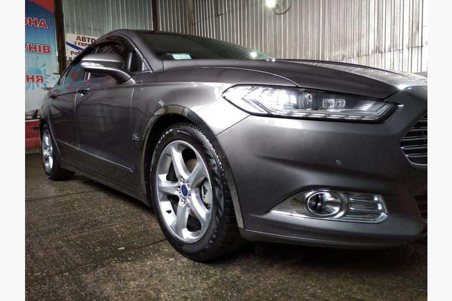 Ford Mondeo 2014-2022 гг. Накладки на арки (Liftback, 4 шт., нерж. сталь) Фото 9