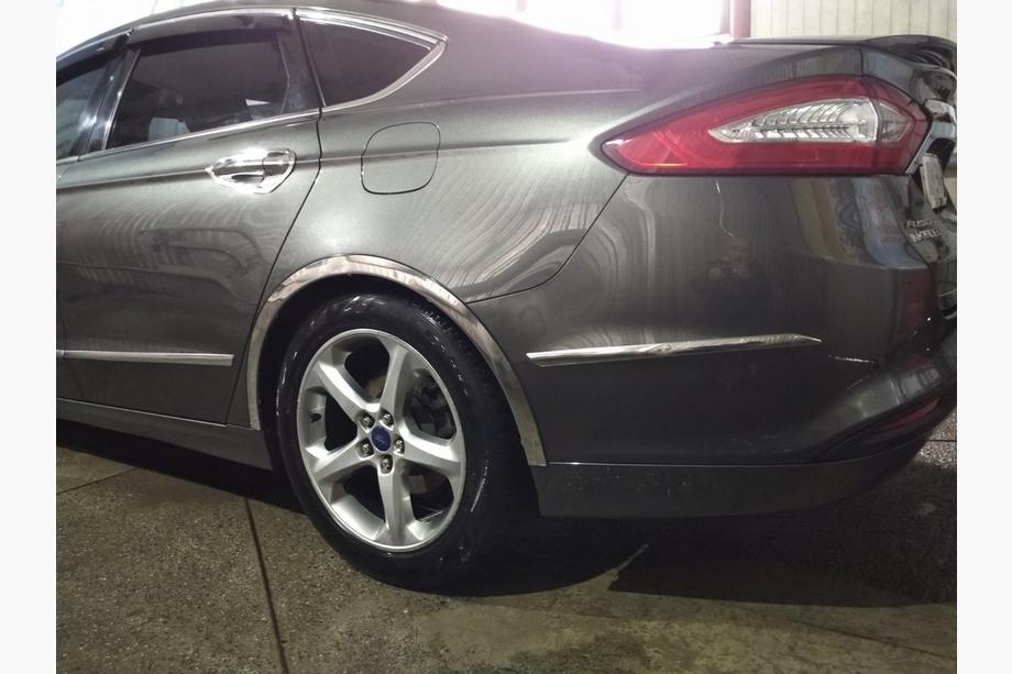 Ford Mondeo 2014-2022 гг. Накладки на арки (Liftback, 4 шт., нерж. сталь) Фото 11