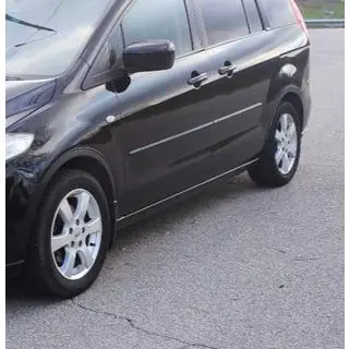 Расширители арок (4 шт, черные) Mazda 5 2005-2009 гг. фото 3