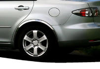 Mazda 6 2003-2008 гг. Накладки на арки (4 шт, нержавейка) фото 1