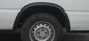 Mercedes Sprinter W901/902/903/904/905 1995–2006 гг. Расширители арок (6 шт, черные) фото 3