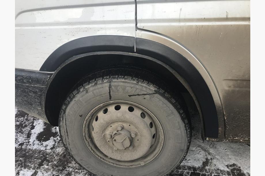 Mercedes Sprinter W901/902/903/904/905 1995–2006 гг. Расширители арок (6 шт, черные) Фото 4