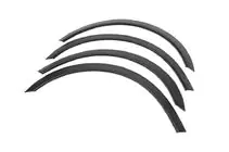 Mercedes E-class W210 1995-2002 гг. Расширители арок (4 шт, черные) фото 4