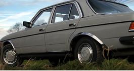 Mercedes W123 1975-1986 гг. Накладки на арки (4 шт, нержавейка) фото 5
