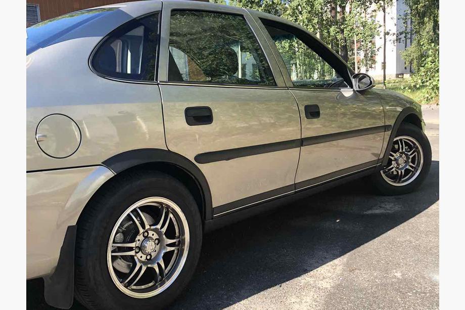 Opel Vectra B 1995-2002 гг. Расширители арок (4 шт, черные) Фото 1