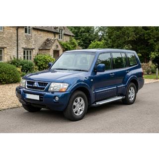 Боковые Подножки Тип X5 (2 шт., Алюминий) Mitsubishi Pajero Wagon III 1999-2006 гг. фото 1