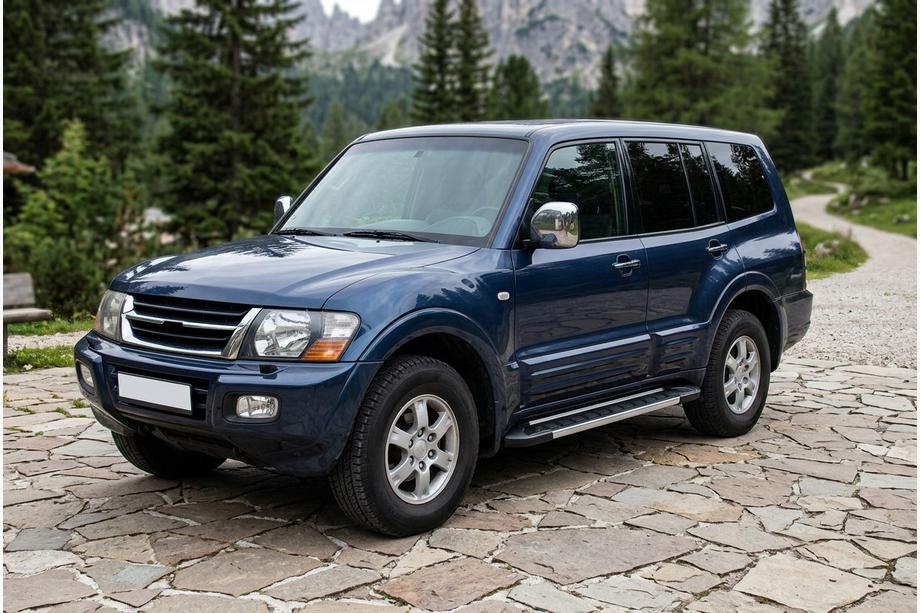 Mitsubishi Pajero Wagon III 1999-2006 гг. Боковые пороги RedLine V1 (2 шт., алюминий) Фото 1
