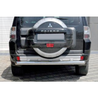 Задняя дуга AK002 (нерж. сталь) Mitsubishi Pajero Wagon III 1999-2006 гг. фото 1