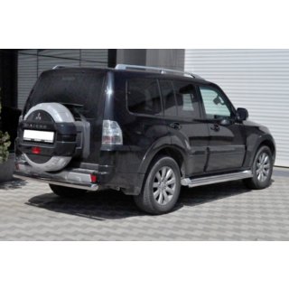 Задняя дуга AK002 (нерж. сталь) Mitsubishi Pajero Wagon III 1999-2006 гг. фото 2