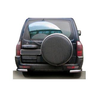 Задняя дуга AK003 (нерж. сталь) Mitsubishi Pajero Wagon III 1999-2006 гг. фото 1
