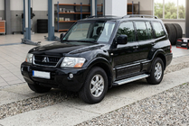 Mitsubishi Pajero Wagon III 1999-2006 гг. Боковые Подножки Maya V2 (2 шт., Алюминий) фото 1