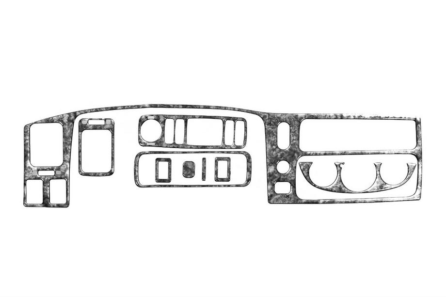 Mitsubishi Pajero Sport 1996-2007 гг. Накладки на Панель Приборов (2002-2007) Карбон Фото 6
