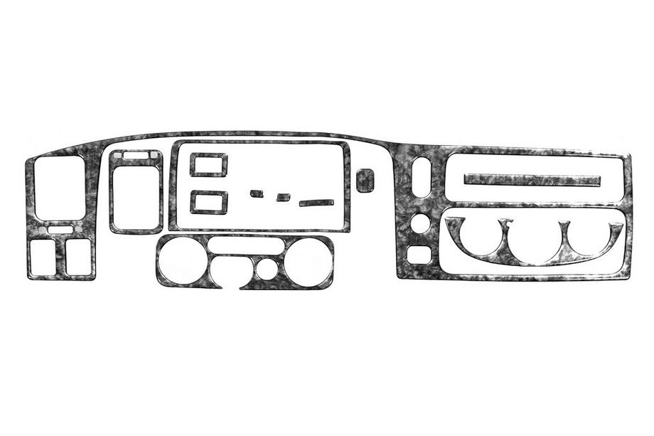 Mitsubishi Pajero Sport 1996-2007 гг. Накладки на панель приборов (1996-2002) Титан Фото 3