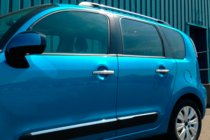 Citroen C-3 Picasso 2010-2017 гг. Хромированные Накладки на Ручки (4 шт., Нержавейка) Carmos - Турецкая Нержавеющая Сталь фото 1
