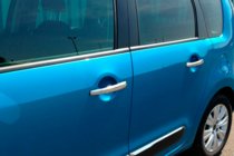 Citroen C-3 Picasso 2010-2017 гг. Хромированные Накладки на Ручки (4 шт., Нержавейка) Carmos - Турецкая Нержавеющая Сталь фото 2