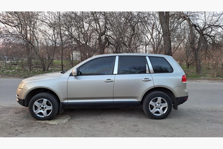 Volkswagen Touareg 2002–2010 гг. Хромированные Накладки на Стойки Дверей (6 шт, Нержавейка) Фото 1