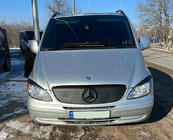 Mercedes Vito W639 2004-2014 гг. Зимняя накладка на решетку радиатора (2003-2010) фото 1