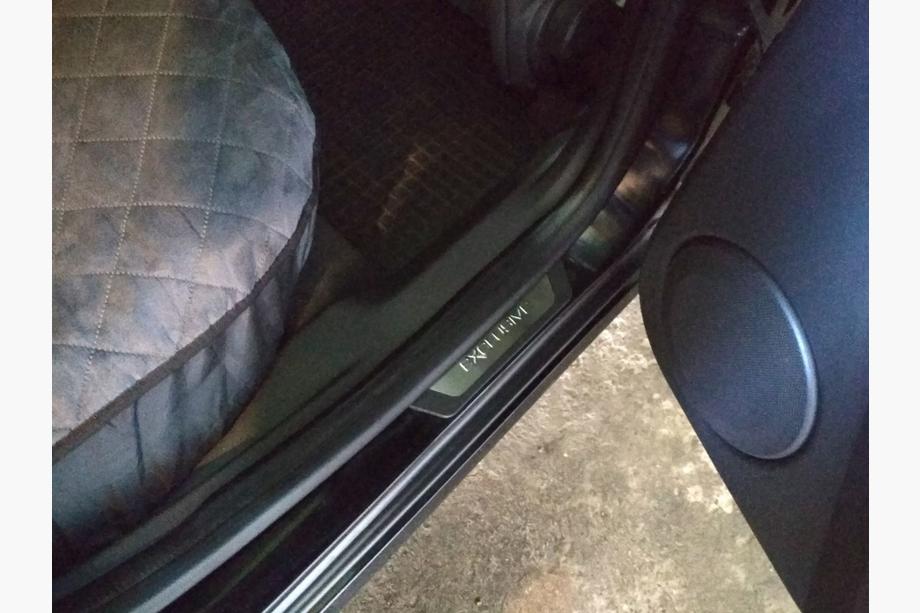Opel Vectra C 2002-2008 гг. Накладки на пороги Flexill (4шт, нержавейка) Фото 2