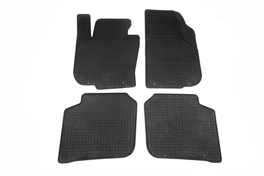 Skoda Superb 2009-2015 гг. Резиновые коврики (4 шт, Polytep) Фото 2