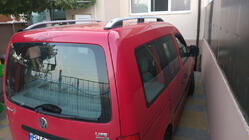Volkswagen Caddy 2004-2010 гг. Рейлинги Skyport GREY Стандартная база фото 11