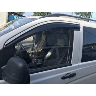 Ветровики на окна (2 шт., Sunplex Sport) Mercedes Viano 2004-2014 гг. фото 3