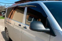 Volkswagen T5 Transporter 2003-2010 гг. Ветровики на окна (4 шт., Sunplex Sport) фото 16