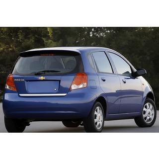 Chevrolet Aveo 2002-2008 Кромка багажника (нерж.)