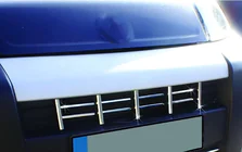 Peugeot Bipper 2008-2017 гг. Накладка на решетку радиатора (13 шт., нержавейка) фото 3