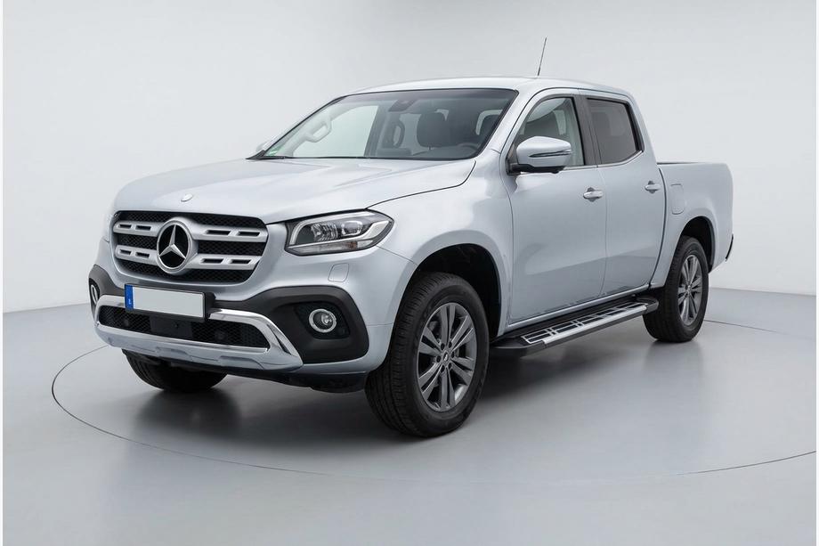 Mercedes X class 2017-2020 гг. Боковые Подножки Sunrise (2 шт., Алюминий) Image
