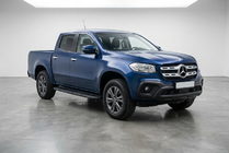Mercedes X class 2017-2020 гг. Боковые Подножки Bosphore Black (2 шт., Алюминий) фото 1