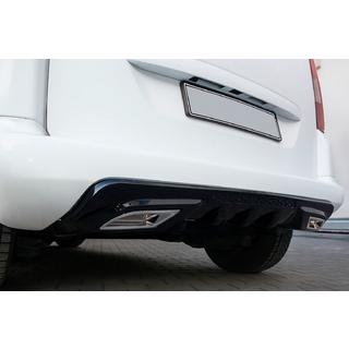 Задний диффузор (под покраску) фото 1