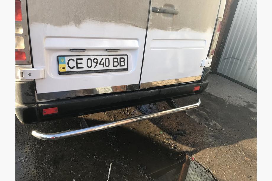 Mercedes Sprinter W901/902/903/904/905 1995–2006 гг. Накладка на багажник (2 части, нержавейка) Фото 2
