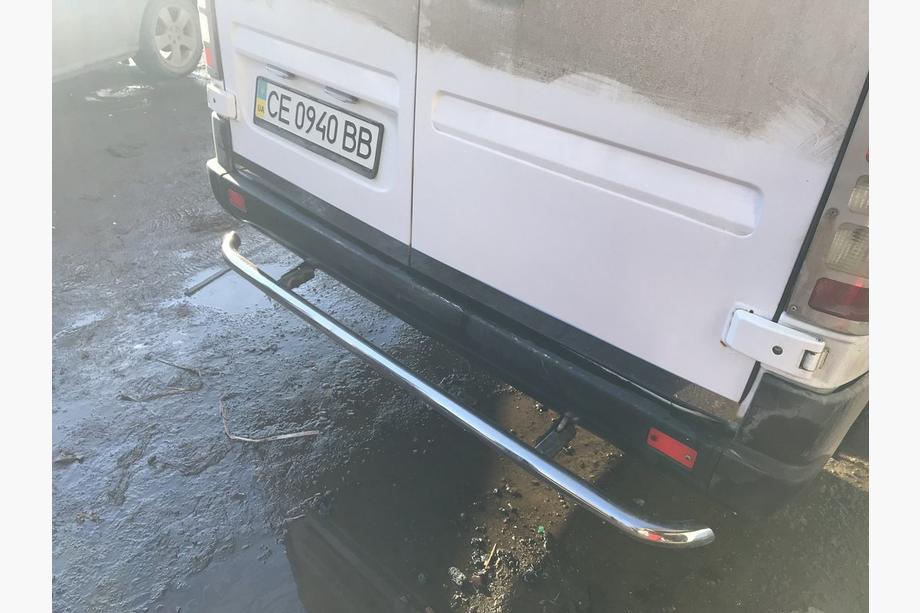 Mercedes Sprinter W901/902/903/904/905 1995–2006 гг. Накладка на багажник (2 части, нержавейка) Фото 3