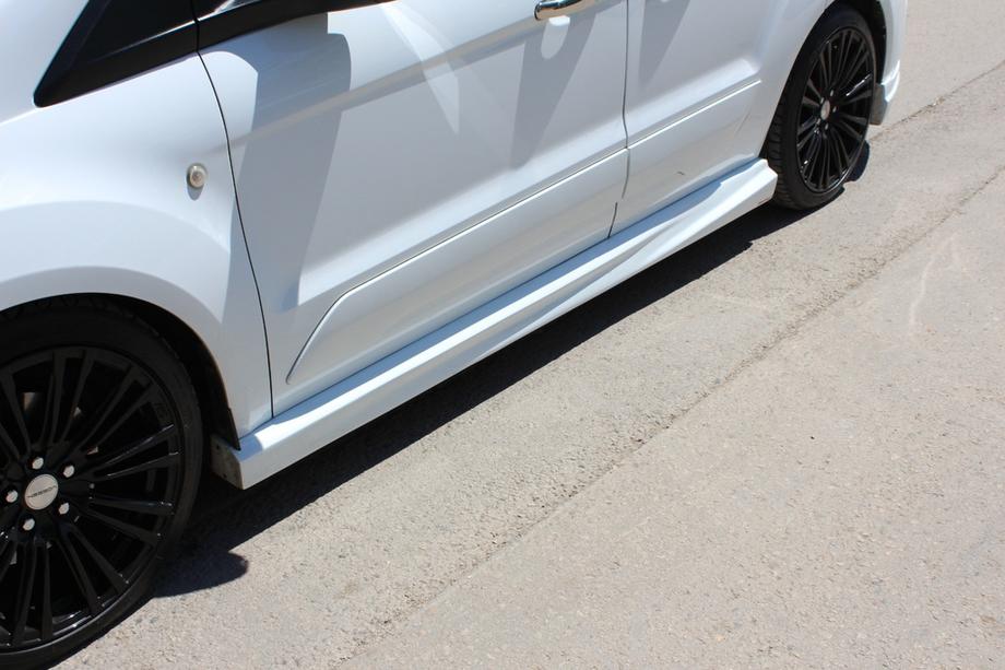 Ford Connect 2014-2021 гг. Боковые пороги (грунтованные под покраску) Image
