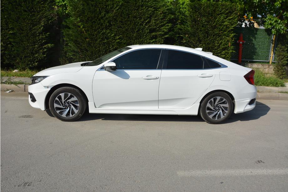 Honda Civic Sedan X 2016-2021 гг. Боковые пороги (грунтованные под покраску) Фото 5