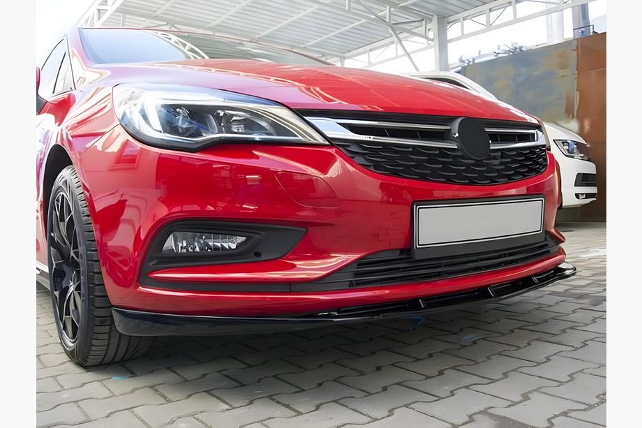 Opel Astra K Передняя нижняя юбка под покраску Image