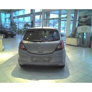 Задняя нижняя накладка (грунт под покраску) Opel Corsa D 2007-2014 гг. фото 1