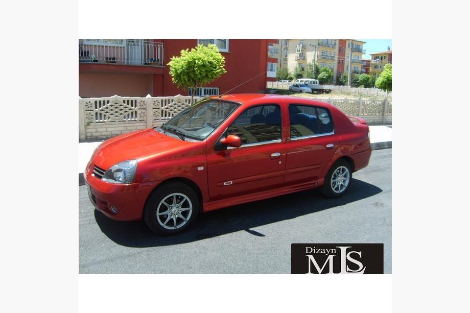 Renault Symbol 1999-2008 гг. Боковые пороги типа Ferrari (грунтованные под покраску) Фото 3