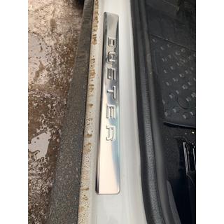 Накладки на пороги OmsaLine (4 шт, нержавейка) Dacia Duster 2008-2018 гг. фото 3