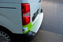 Citroen SpaceTourer 2016- гг. Накладка на задний бампер OmsaLine Нержавейка фото 6