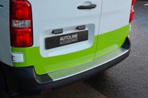 Citroen SpaceTourer 2016- гг. Накладка на задний бампер OmsaLine Нержавейка фото 8