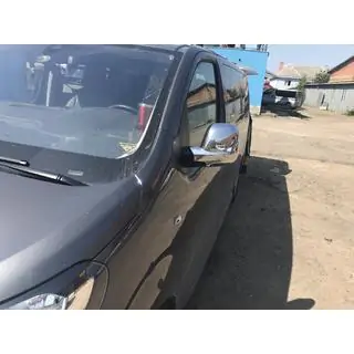 Накладки на Зеркала (2 шт., пластик) Peugeot Traveller 2017- гг. фото 2