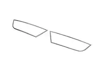Skoda Octavia III A7 2013-2019 гг. Накладки на противотуманные фары (2 шт) фото 5