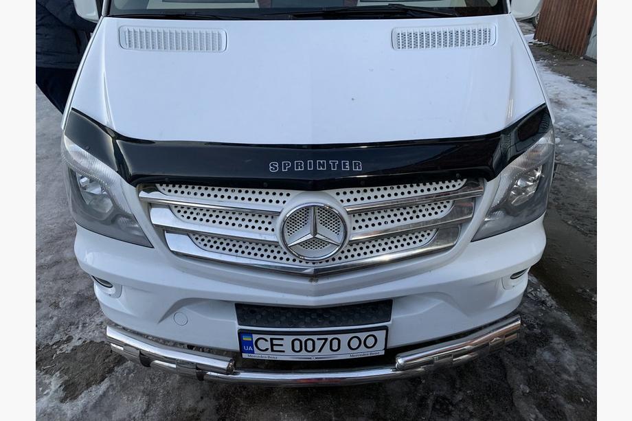 Mercedes Sprinter W906 2006–2018 гг. Передняя нижняя дуга Shark (нержавейка) 2013↗ Фото 7